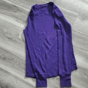 Mossimo Long SleevePurple Thermal, Size Small